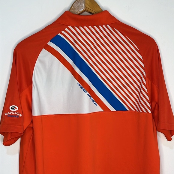 Under Armor Heat Gear Loose men’s large polo golf shirt Brandon Dunes logo - Picture 7 of 11